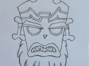 character uka uka 3D Model