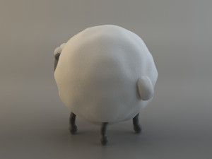 cartoon sheep Modèle 3D