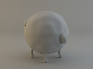 cartoon sheep Modèle 3D