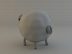 cartoon sheep Modèle 3D