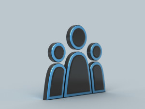 social media icons 3D Model