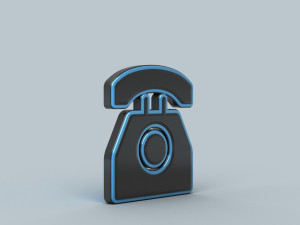 social media icons 3D Model