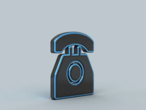 social media icons 3D Model