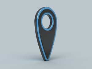 social media icons 3D Model