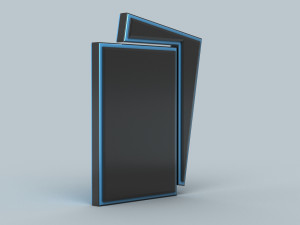social media icons 3D Model
