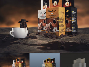 product coffee Model 3D