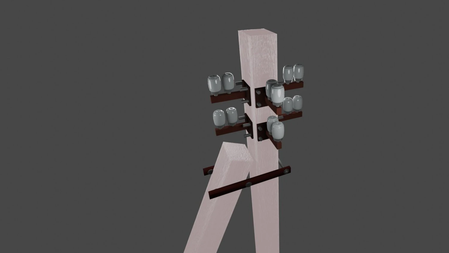 power transmission line 3D Model .c4d .max .obj .3ds .fbx .stl .blend