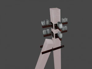 power transmission line 3D Model