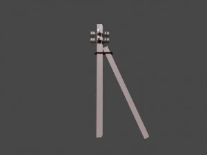 power transmission line 3D Model