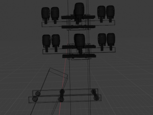power transmission line 3D Model