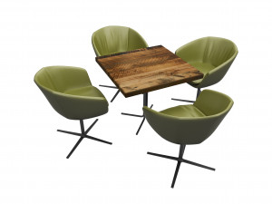 table and chair sets 3D 模型