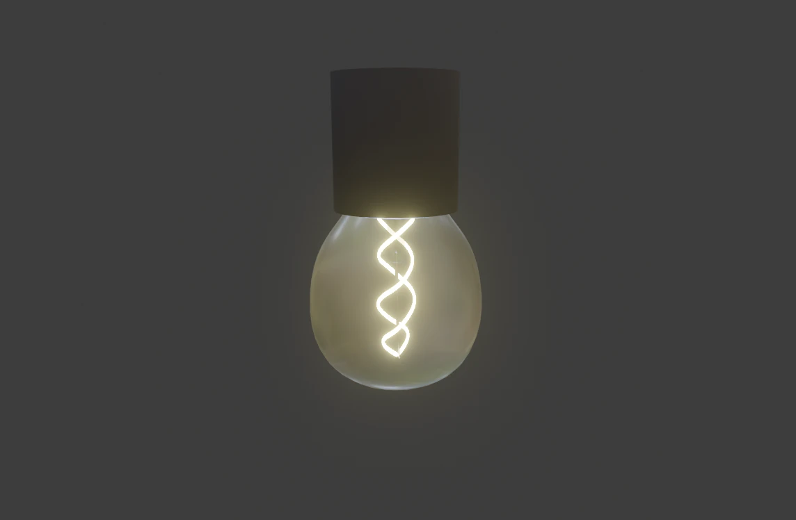 lightbulb game-ready 3D Model .c4d .max .obj .3ds .fbx .stl .blend 