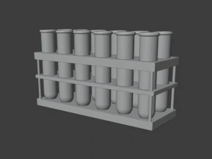 test-tubes 3D Model