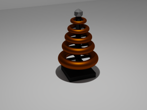 tesla coil 3D Модель