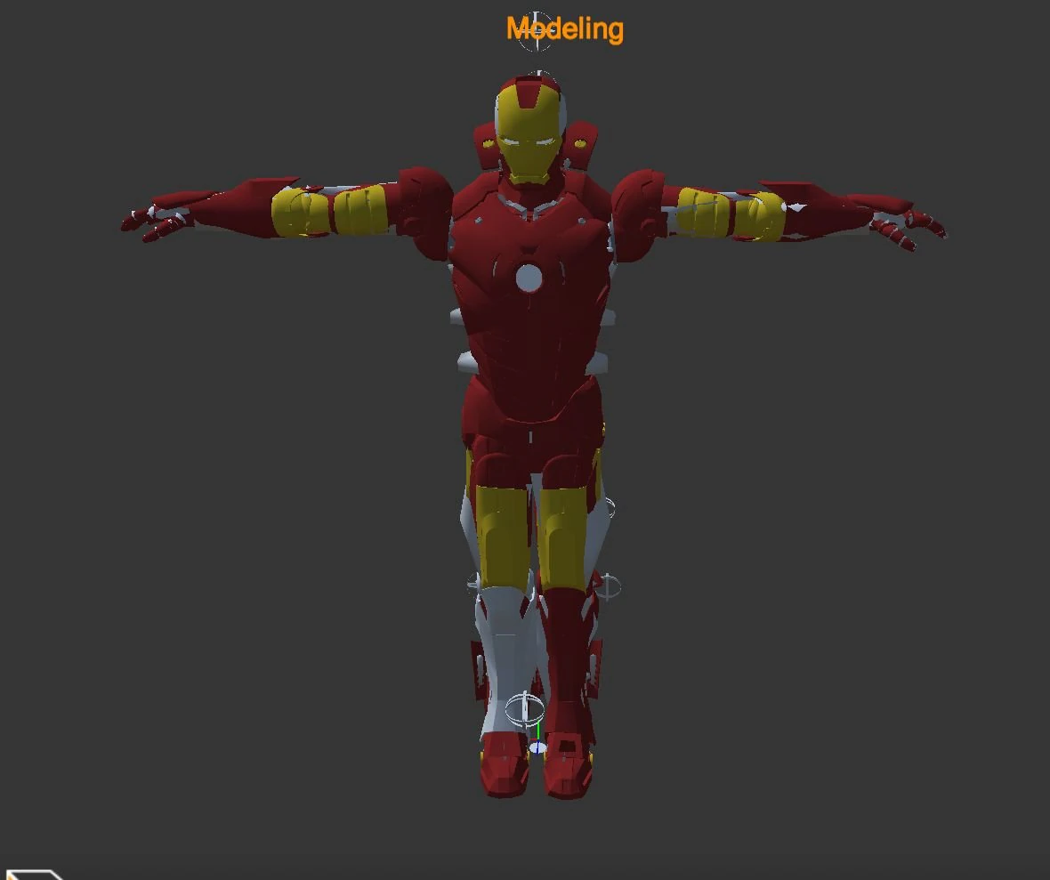 iron man 3D Model .c4d .max .obj .3ds .fbx .stl .blend 
