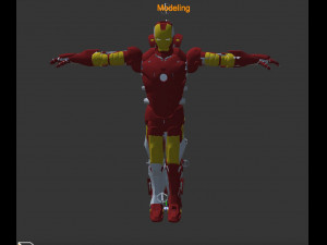 iron man 3D Model