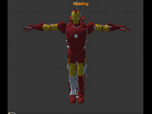 homem de ferro Modelo 3D