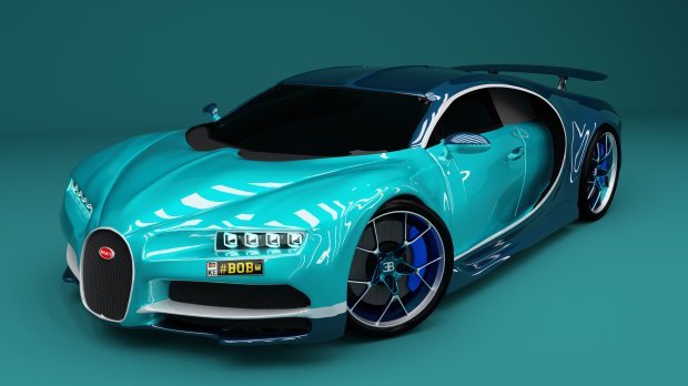bugatti car 3D-Modell .c4d .max .obj .3ds .fbx .stl .blend 