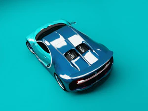 bugatti car 3D Model