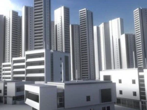 edificio residencial Modelo 3D