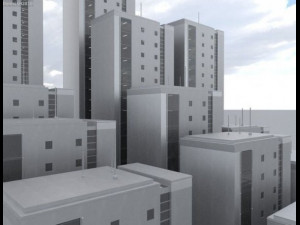 residential building Modèle 3D