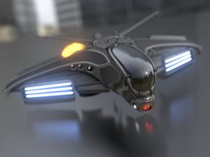 intergalactic spaceship 3D 模型