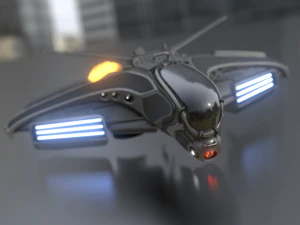 міжгалактичний космічний корабель 3D Модель