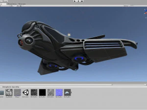 intergalactic spaceship 3D Model