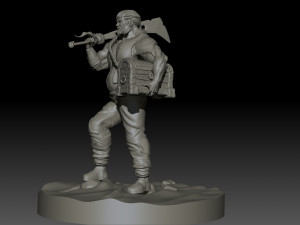 pirate with treasure Model do druku 3D