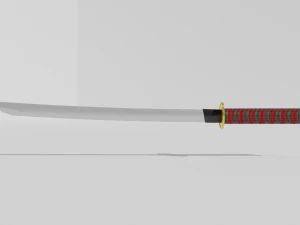 katana 3d Modello 3D