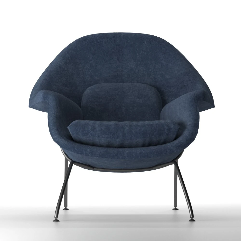 armchair 3D Model .c4d .max .obj .3ds .fbx .stl .blend 