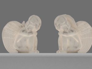 angel statue 3Dモデル