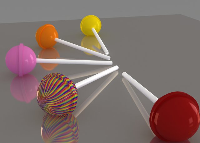 lollipop 3D 模型 .c4d .max .obj .3ds .fbx .stl .blend 