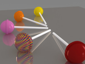 lollipop 3Dモデル