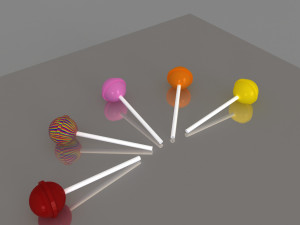lollipop 3D 模型