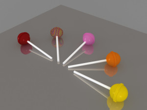 lollipop 3D 模型