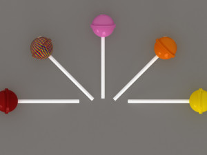 lollipop 3D 模型