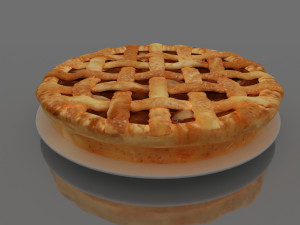 apple pie 3D 모델