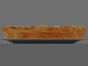 アップルパイ 3Dモデル