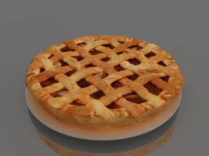 アップルパイ 3Dモデル