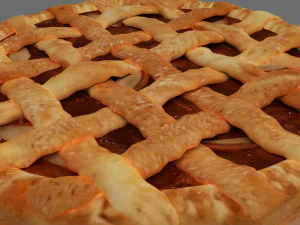 アップルパイ 3Dモデル