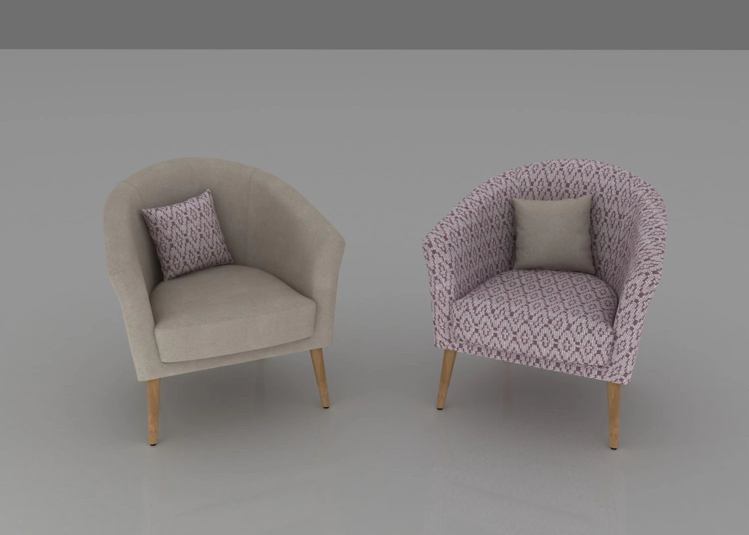 armchair 3D Model .c4d .max .obj .3ds .fbx .stl .blend 