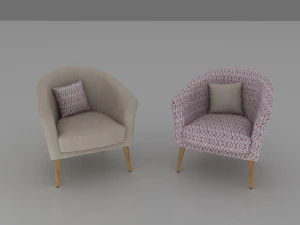 肘掛け椅子 3Dモデル