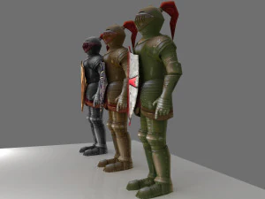 armor and shield 3D Model
