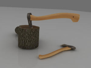 axe 3D 모델