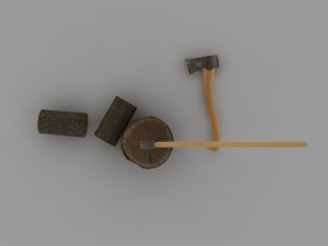axe 3D 모델