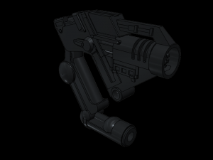 battlefield earth u-blaster 3D 打印模型