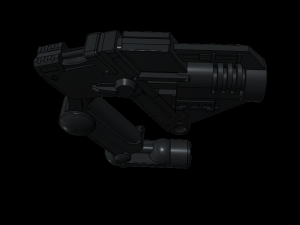 battlefield earth u-blaster 3D 打印模型