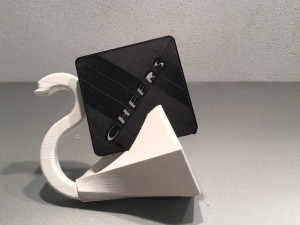 coaster holder and coasters Modèles 3D en vedette