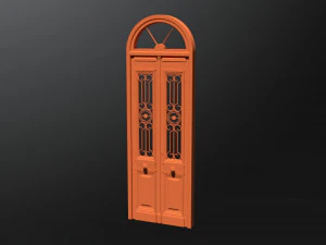 Old entrance door 3D Model